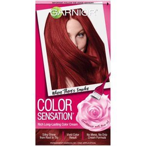 Garnier 6.60 Intense Fiery Red Hair Color New IB